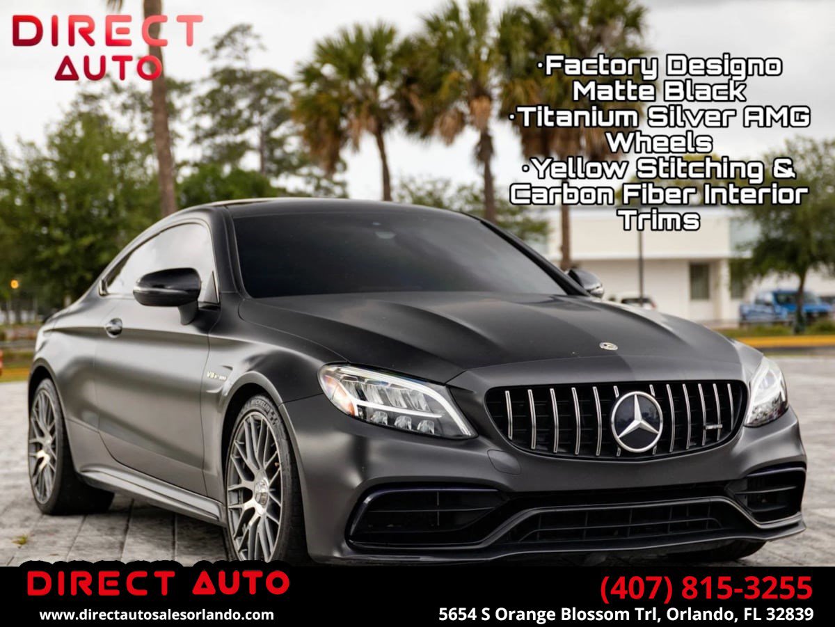 Used 2019 Mercedes-Benz C 63 AMG Coupe