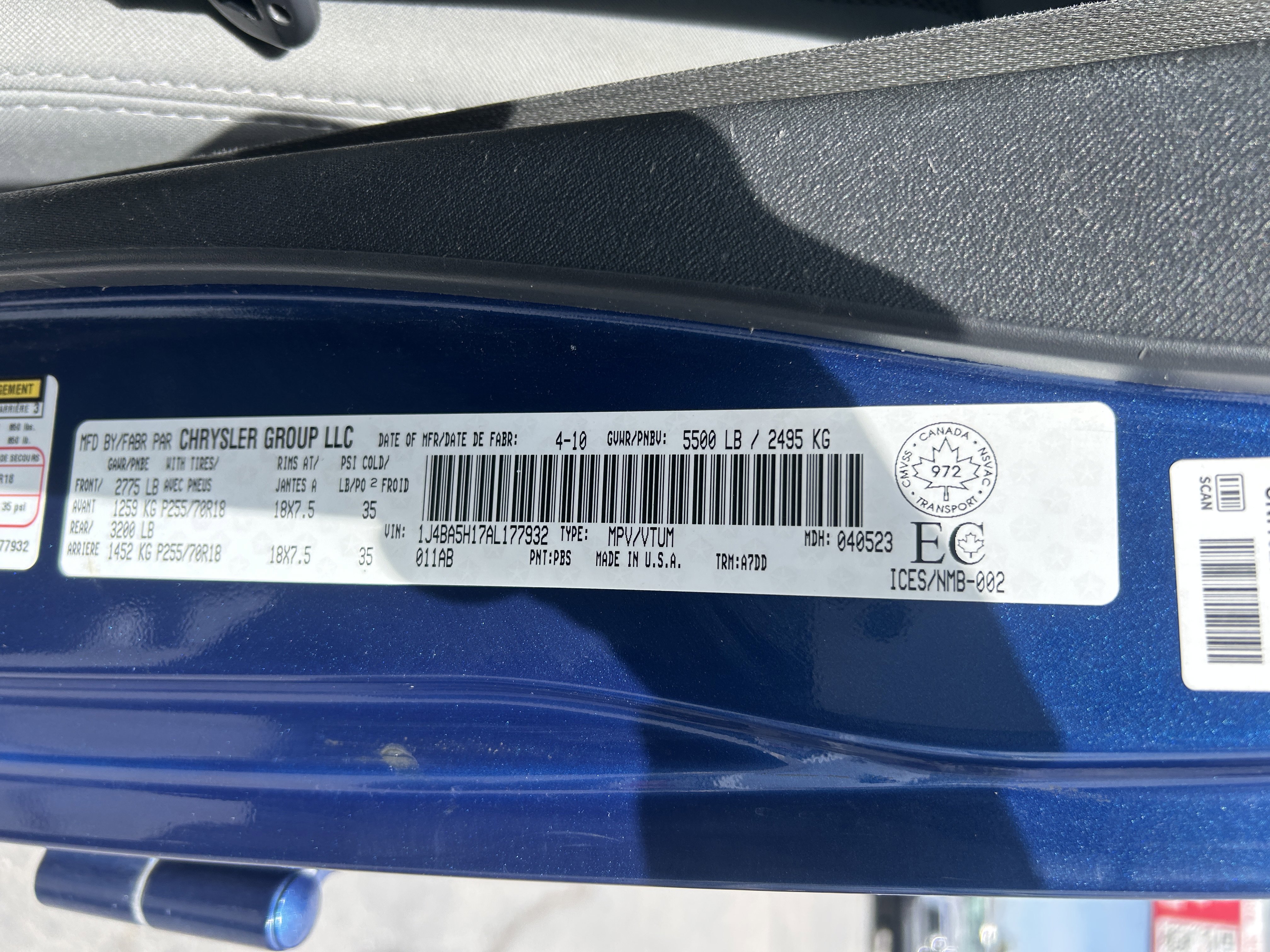 2010 Jeep Wrangler Unlimited Sahara