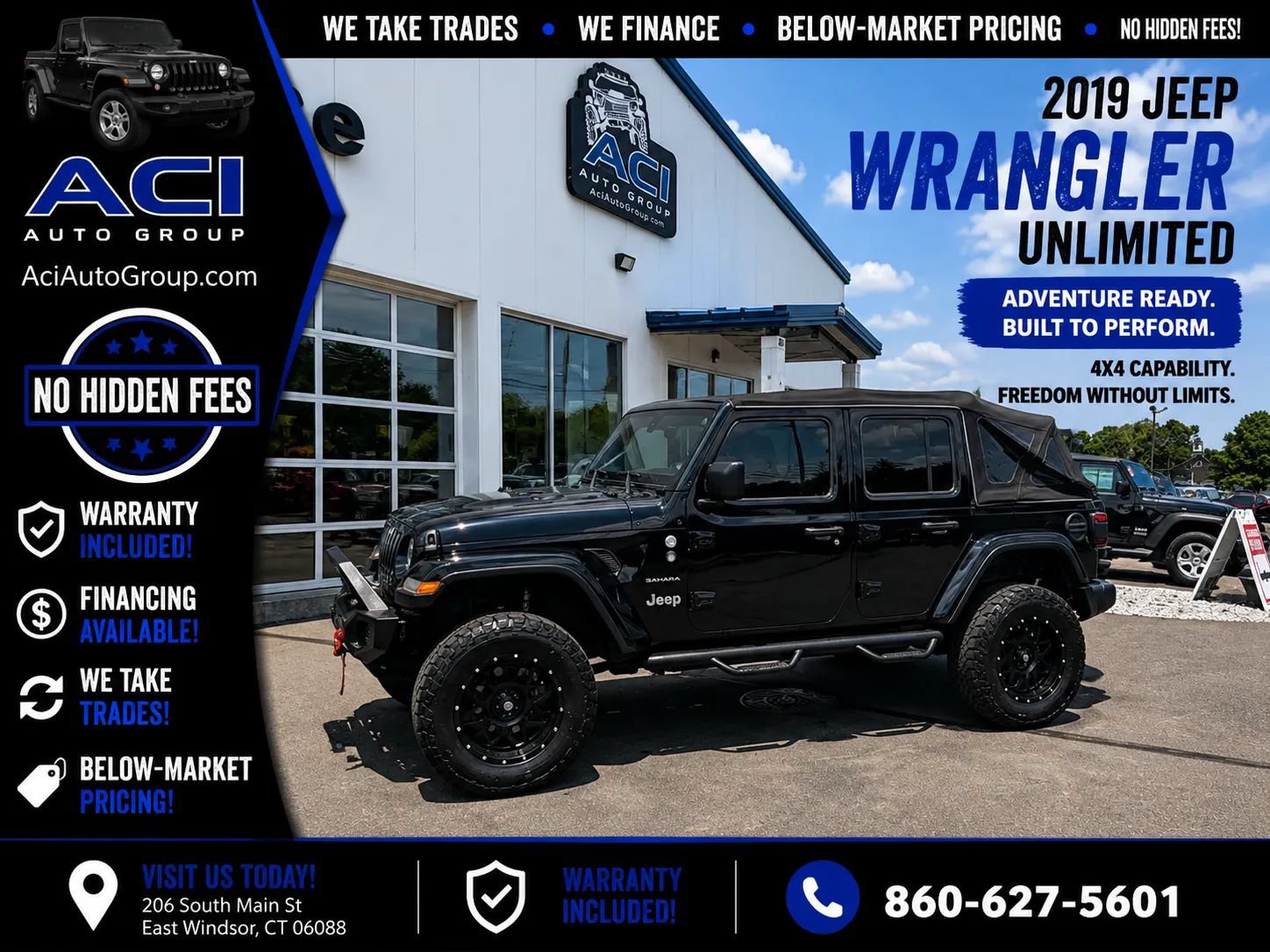 Used 2019 Jeep Wrangler Unlimited Sahara