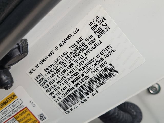 2021 Honda Passport Elite