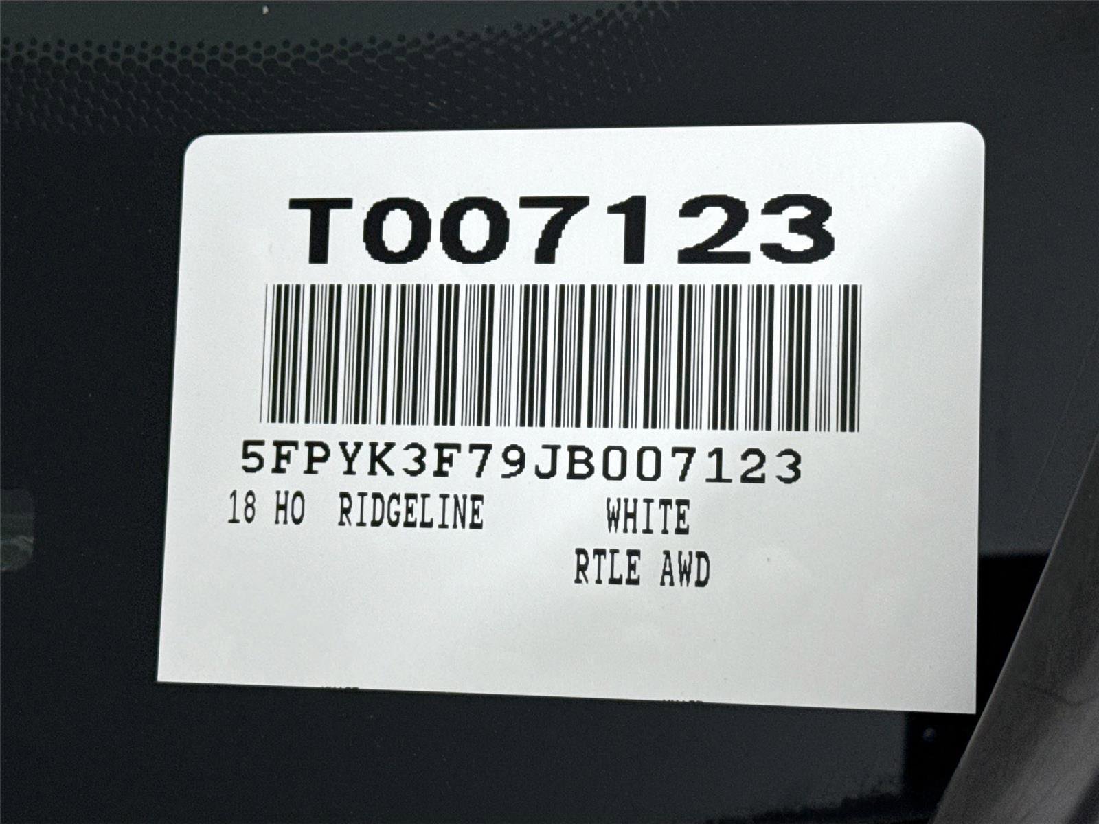 2018 Honda Ridgeline RTL-E