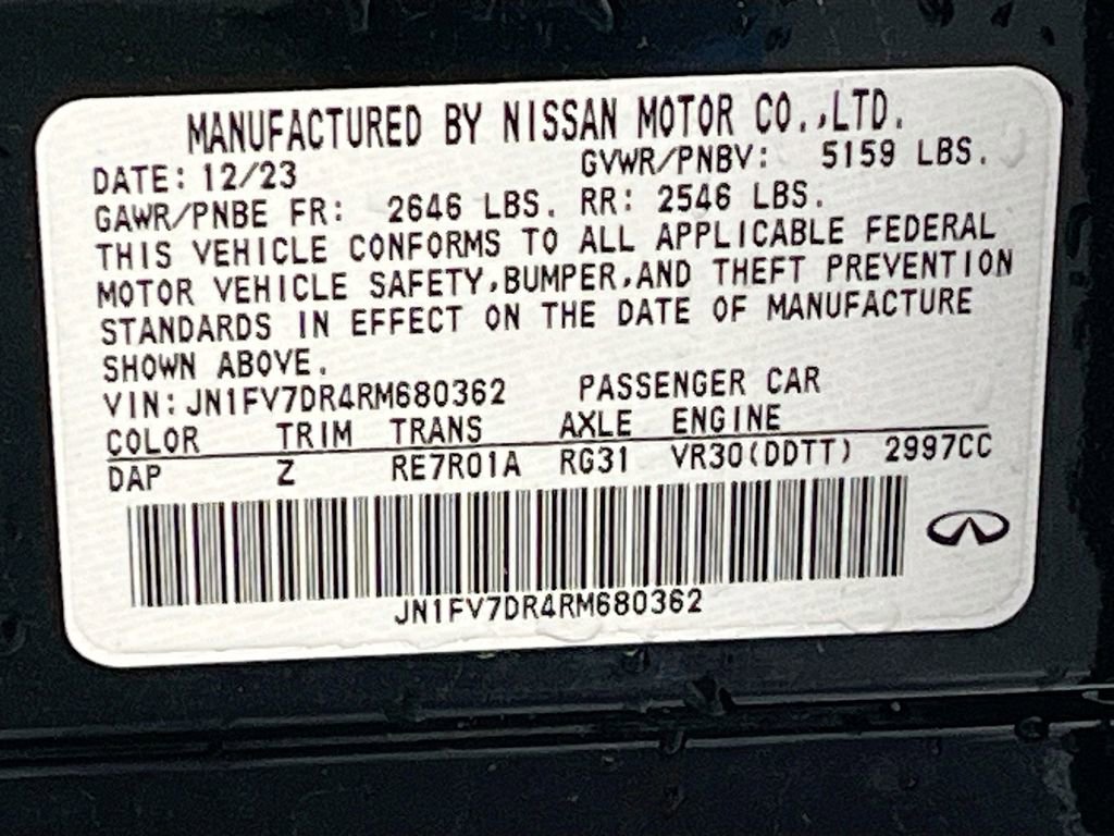 2024 INFINITI Q50 Red Sport 400