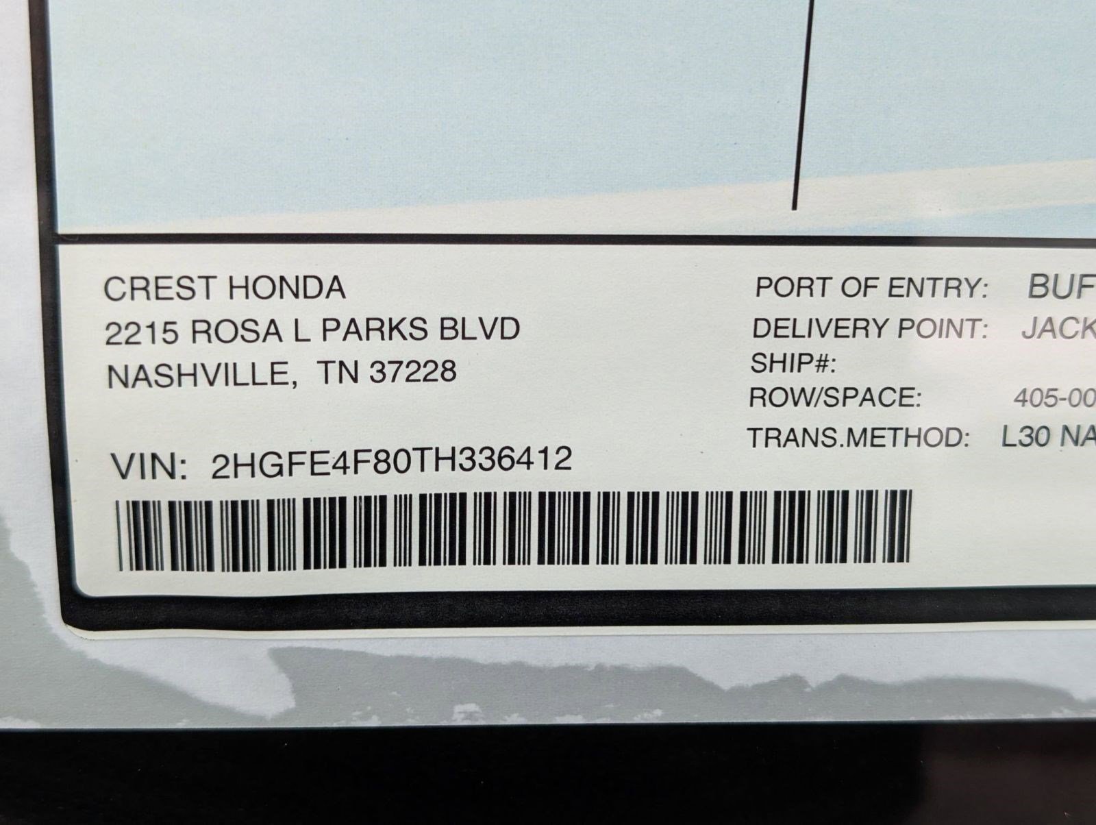 2026 Honda Civic FWD Hybrid Sedan