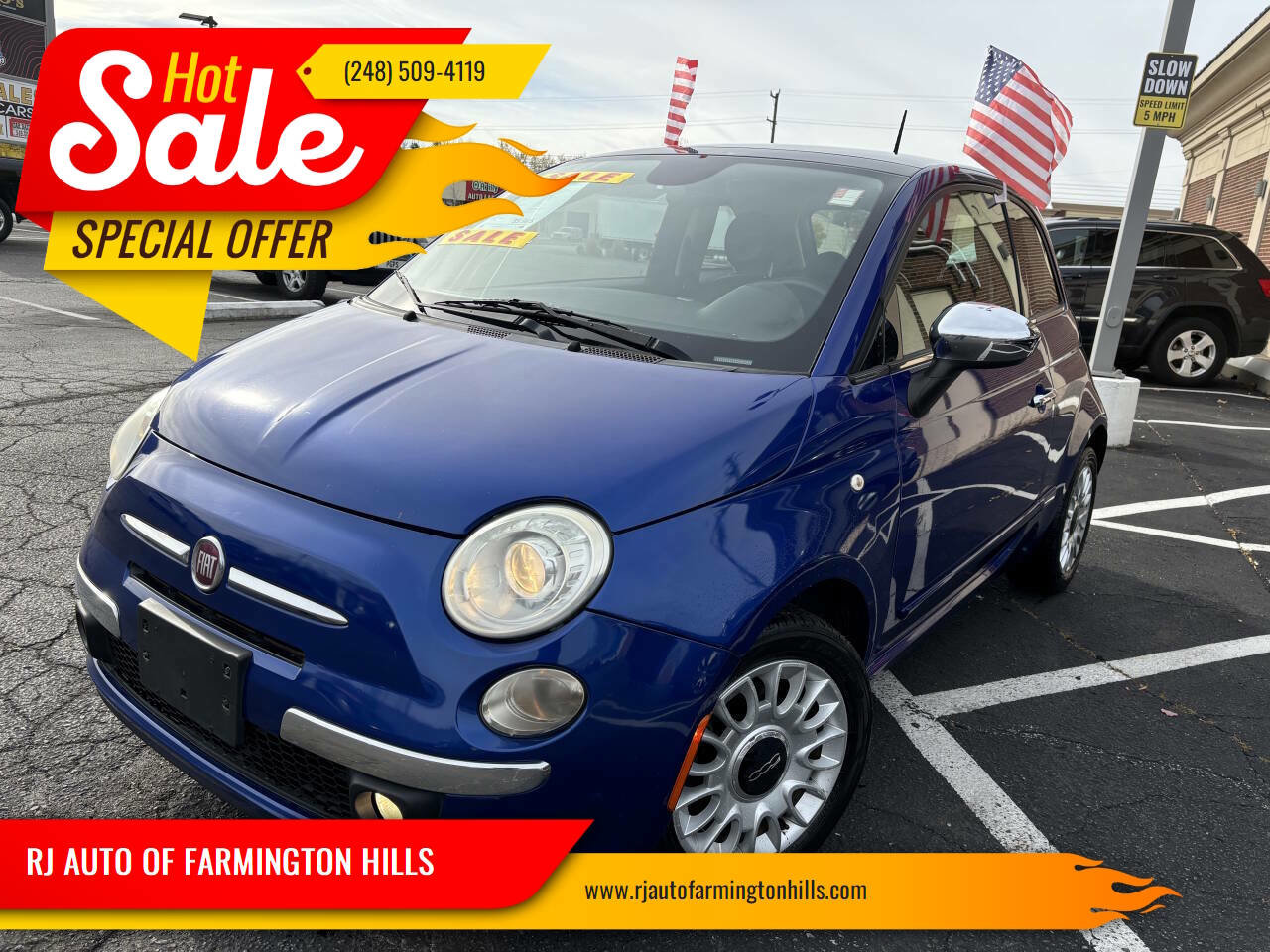 Used 2014 FIAT 500 Lounge w/ Luxury Leather Package