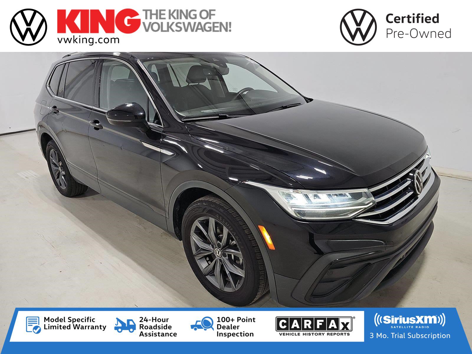 Used 2022 Volkswagen Tiguan SE w/ Panoramic Sunroof Package