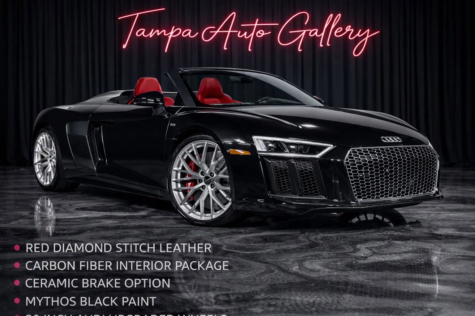 Used 2017 Audi R8 V10 w/ Ceramic Brake Package