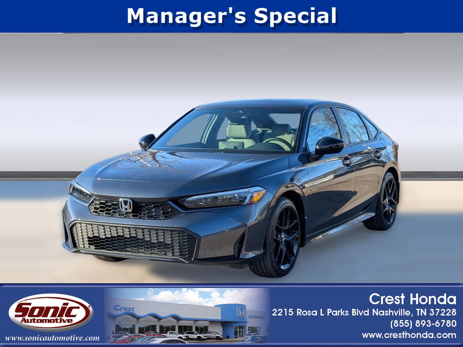 2026 Honda Civic FWD Hybrid Sedan