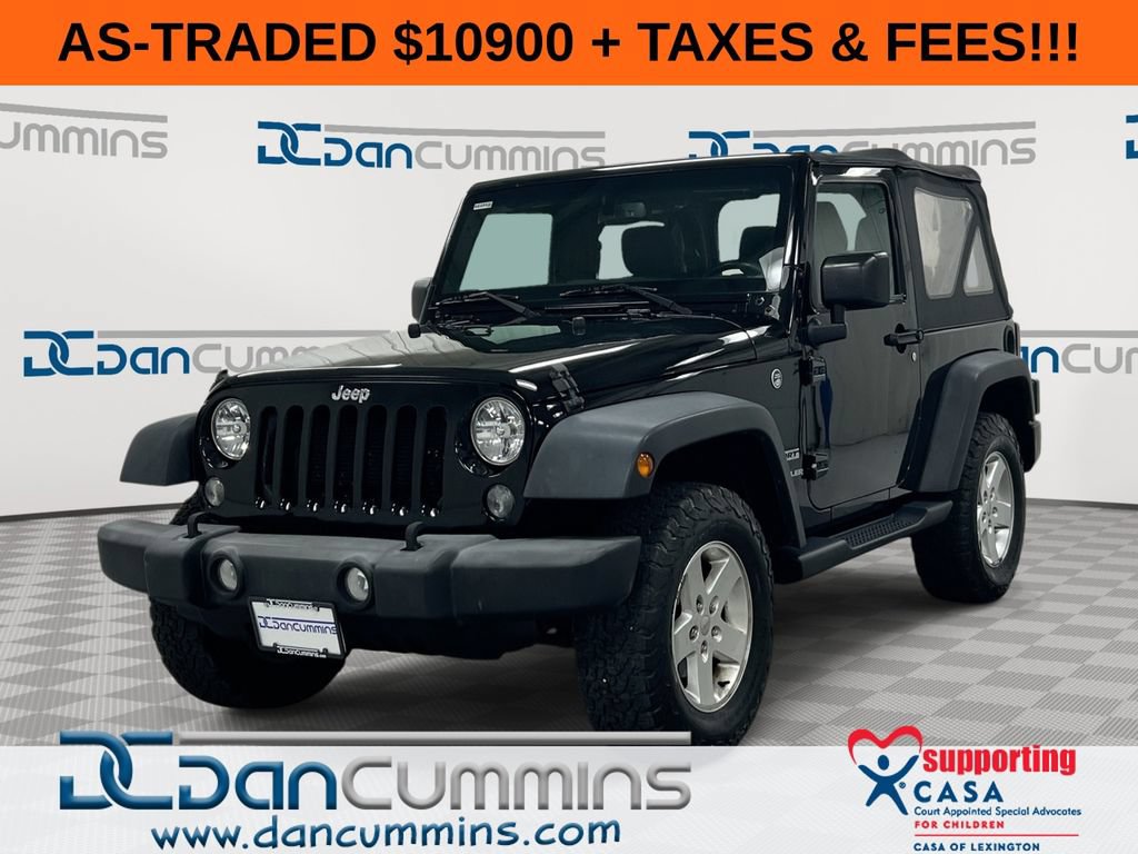 Used 2016 Jeep Wrangler Sport w/ Quick Order Package 24S