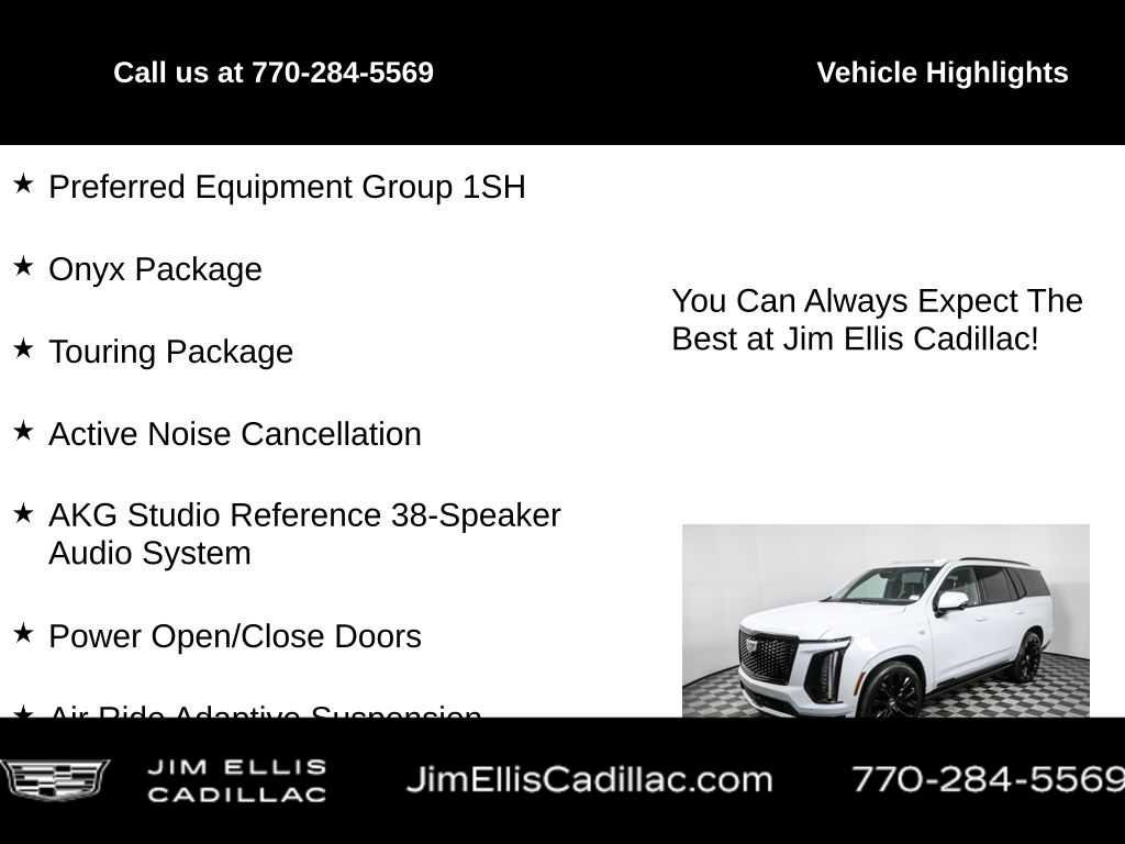 2026 Cadillac Escalade Platinum Sport