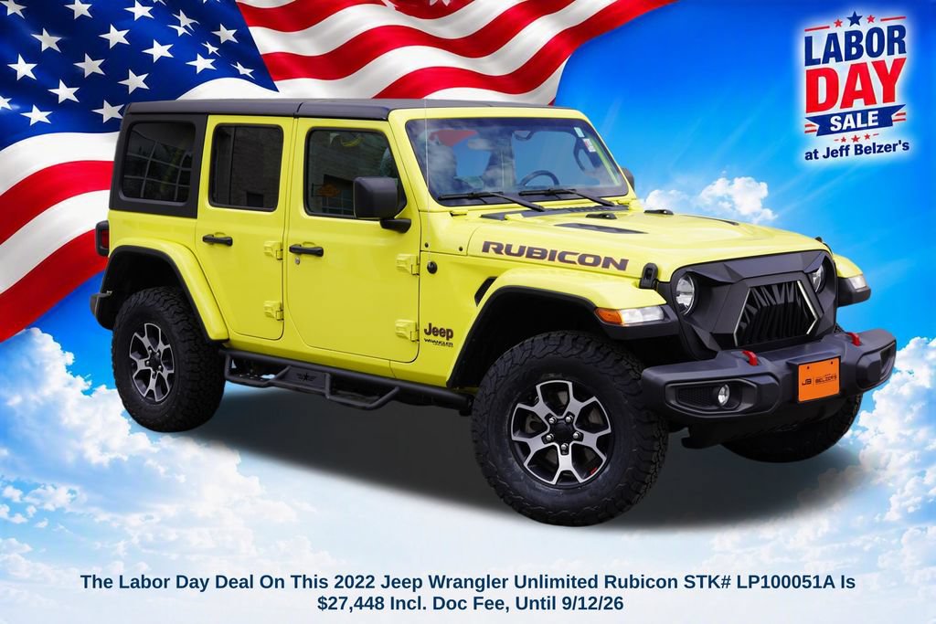Used 2022 Jeep Wrangler Unlimited Rubicon