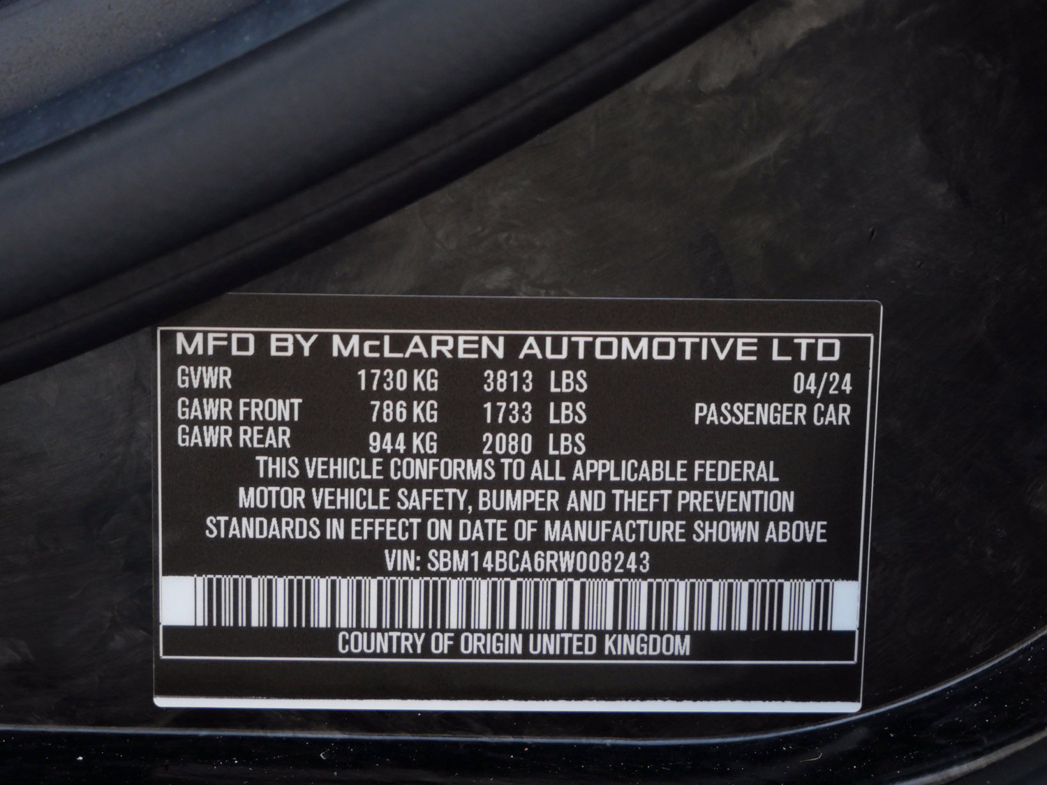Used 2024 McLaren 750S Spider photo 27