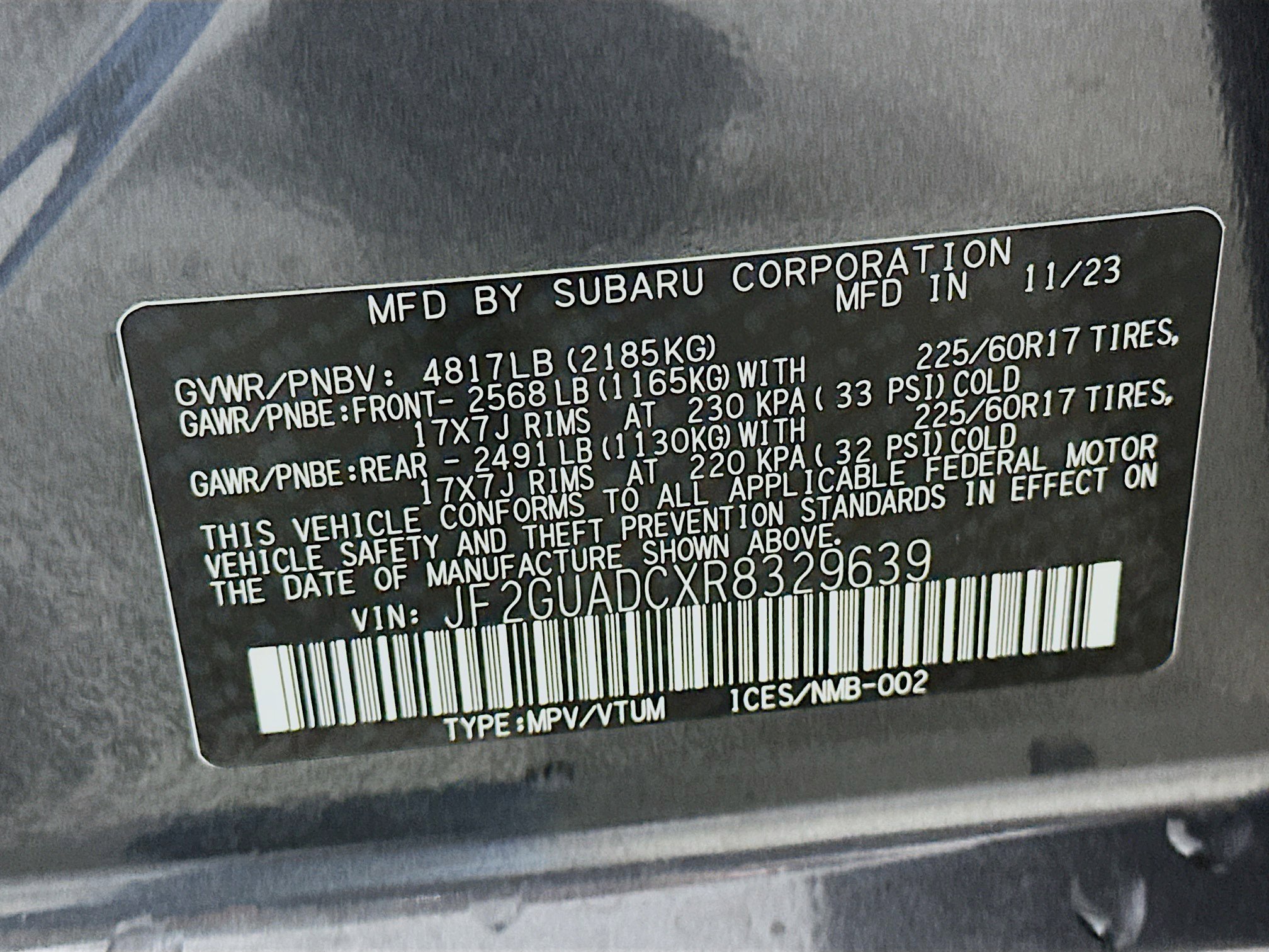 2024 Subaru Crosstrek 2.0i Premium