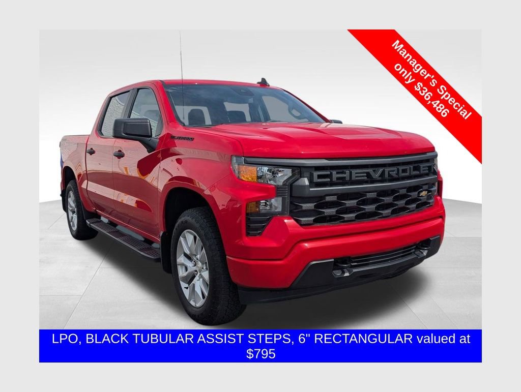 Used 2023 Chevrolet Silverado 1500 Custom w/ LPO, Dark Essentials Package