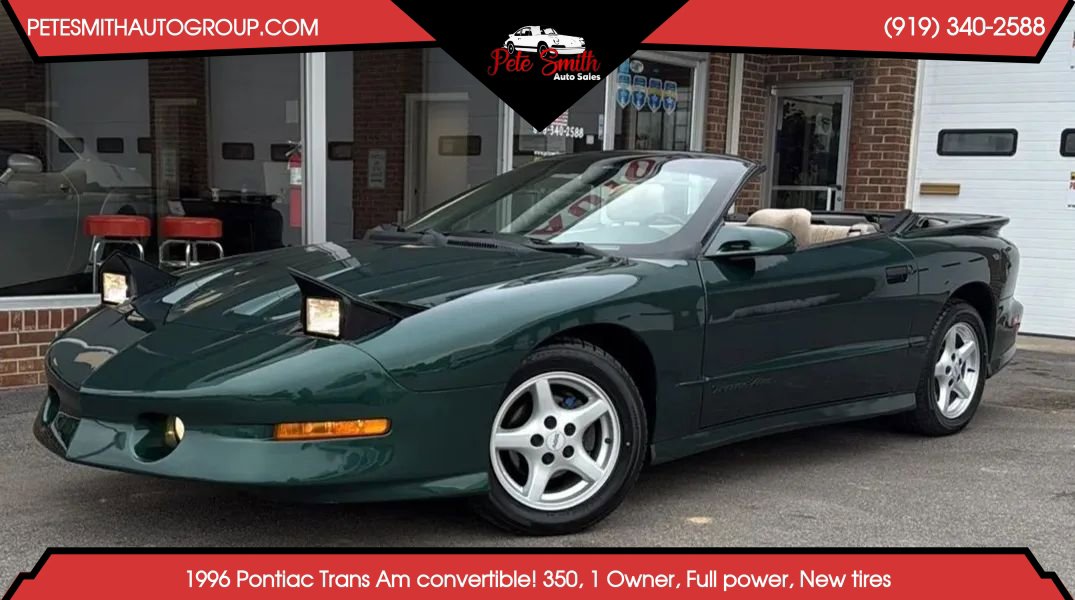 Used 1996 Pontiac Firebird Trans Am