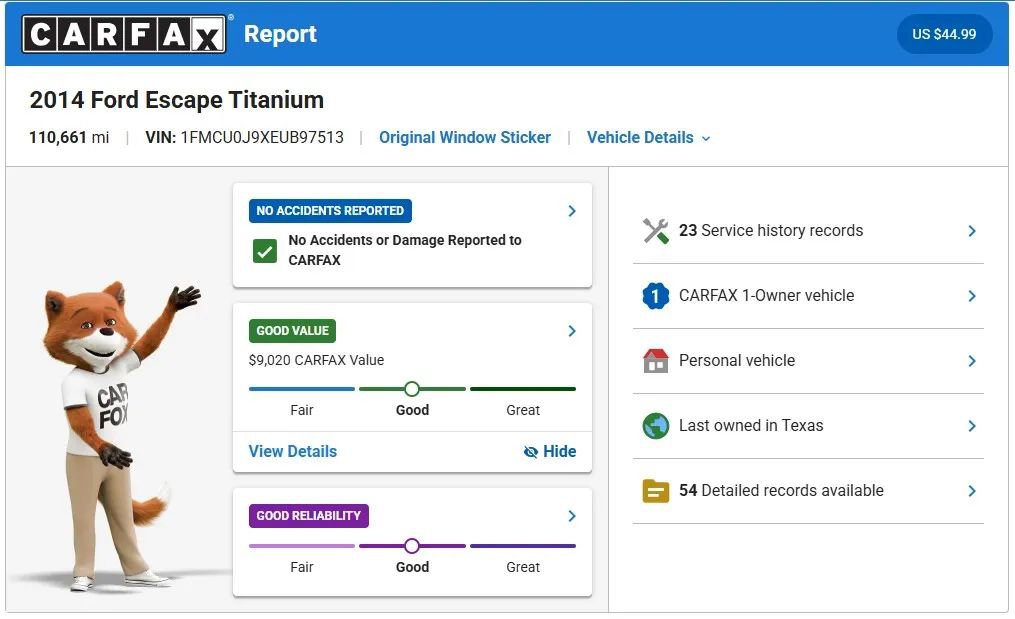 2014 Ford Escape Titanium