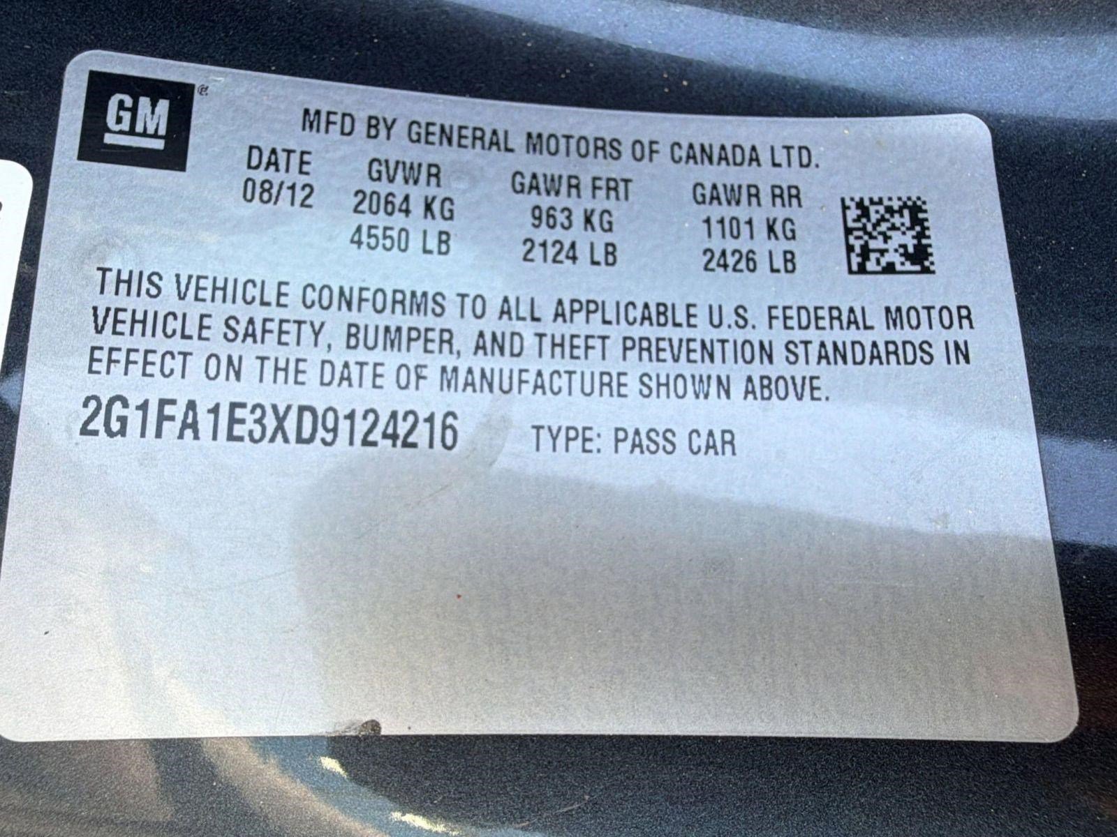 2013 Chevrolet Camaro LS