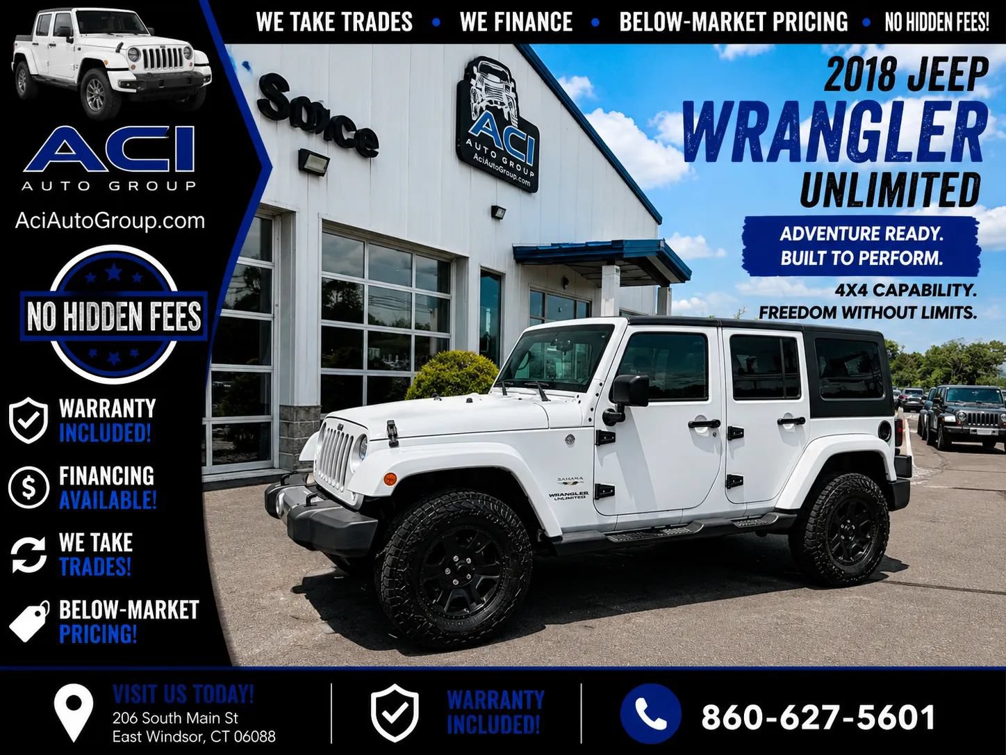 Used 2018 Jeep Wrangler Unlimited Sahara