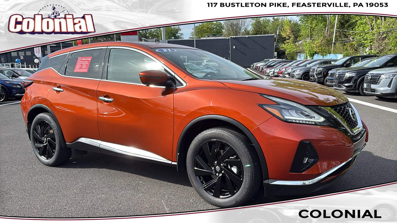 Certified 2021 Nissan Murano SL w/ SL Moonroof Package
