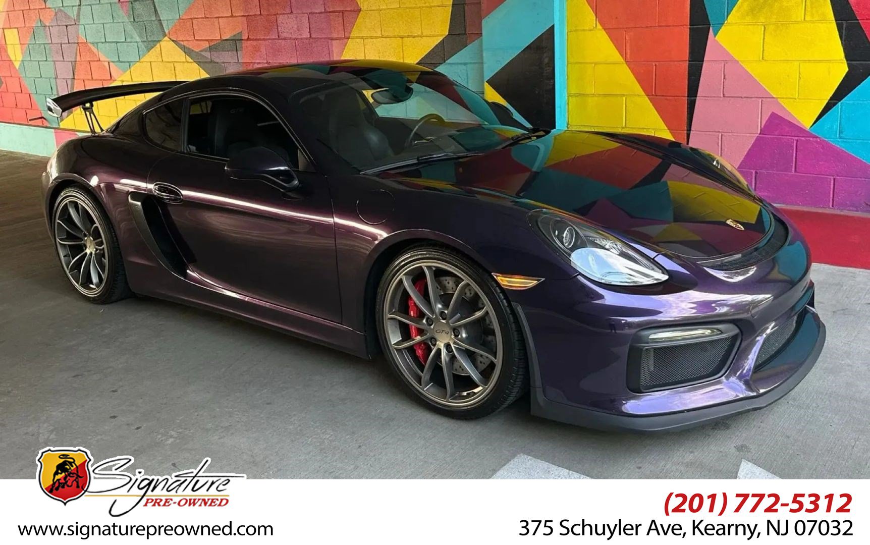 Used 2016 Porsche Cayman GT4 w/ Sport Chrono Package