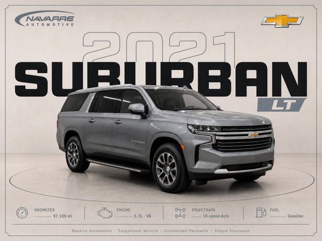 Used 2021 Chevrolet Suburban LT w/ LT Signature Package