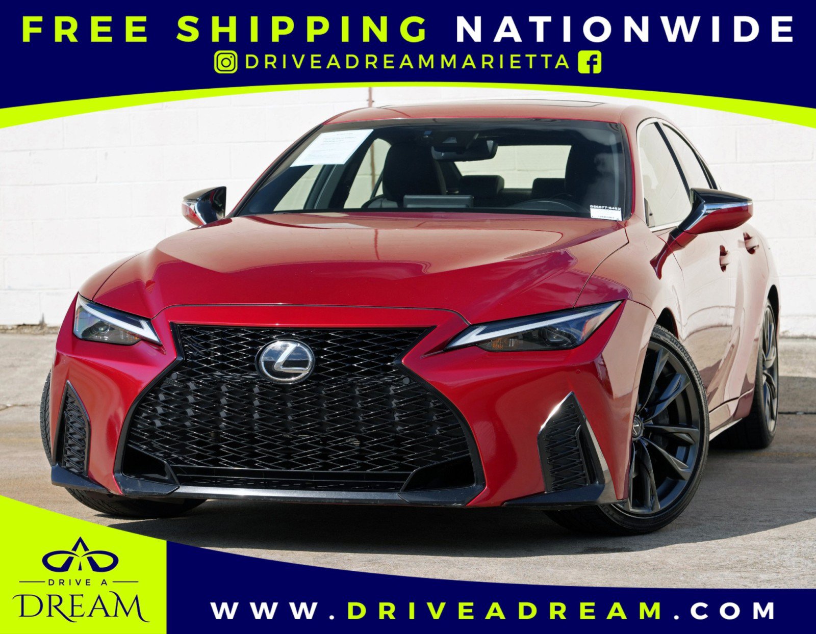 Used 2022 Lexus IS 350 F Sport w/ Accessory Package