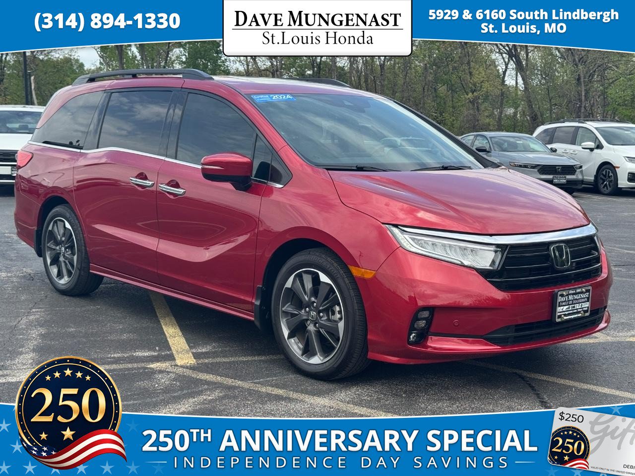 Certified 2024 Honda Odyssey Elite