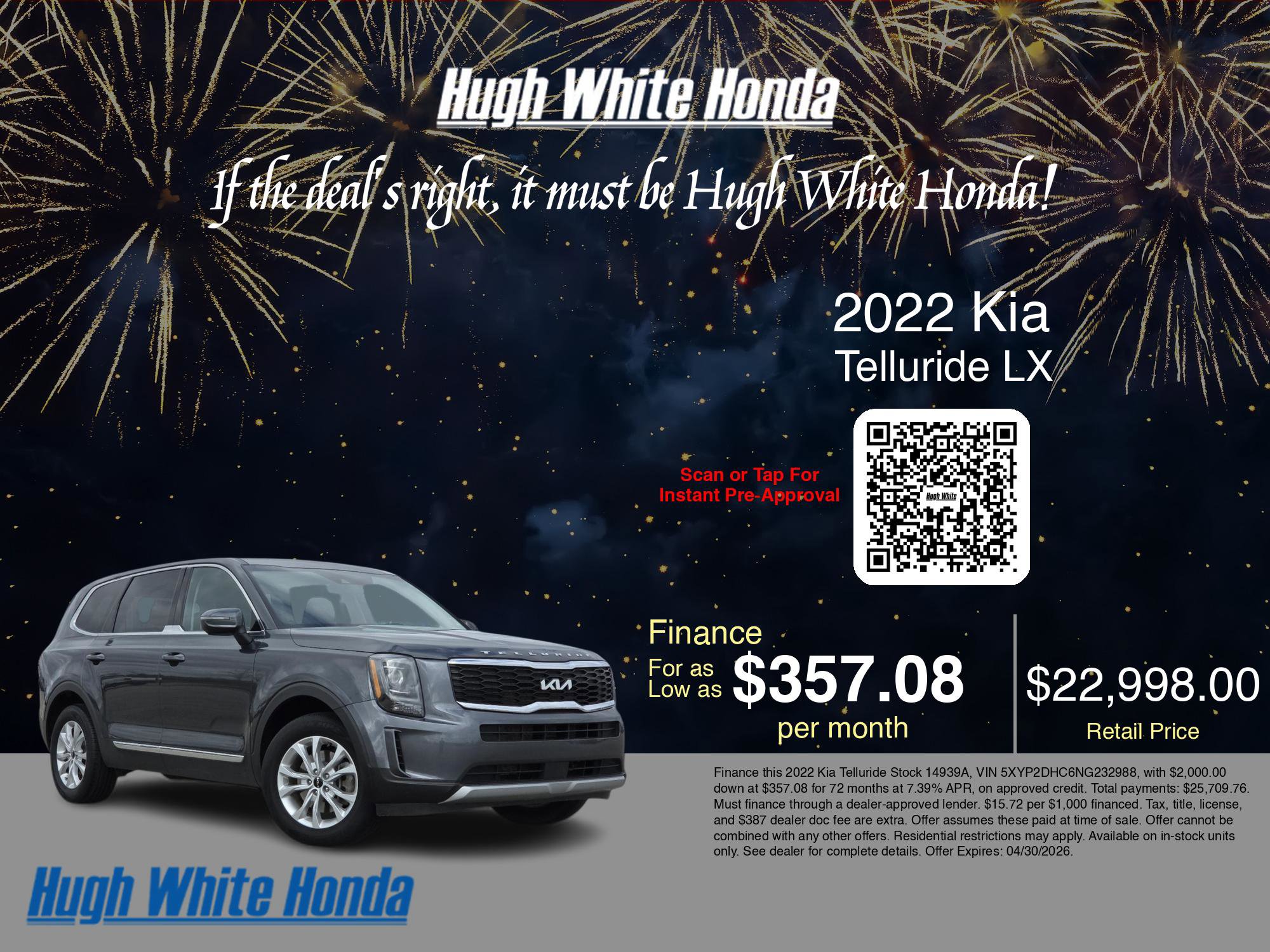 2022 Kia Telluride LX