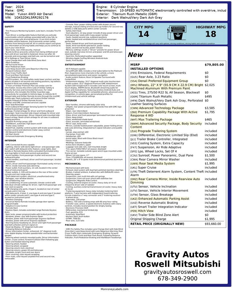 2024 GMC Yukon Denali