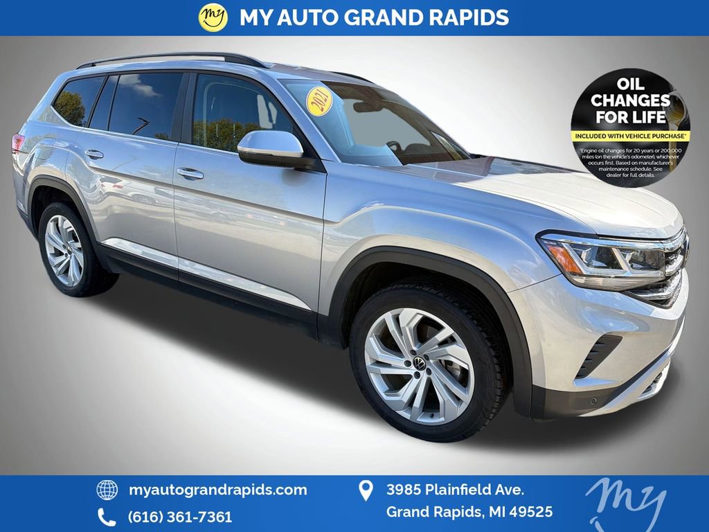 Used 2021 Volkswagen Atlas SE w/ Towing Package
