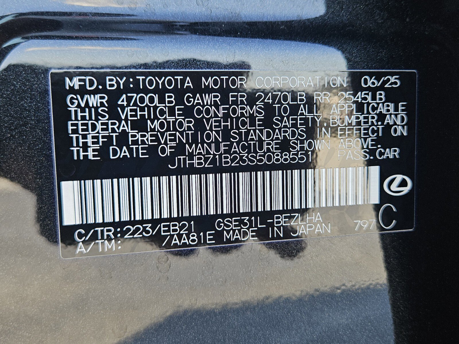 2025 Lexus IS 350 F Sport