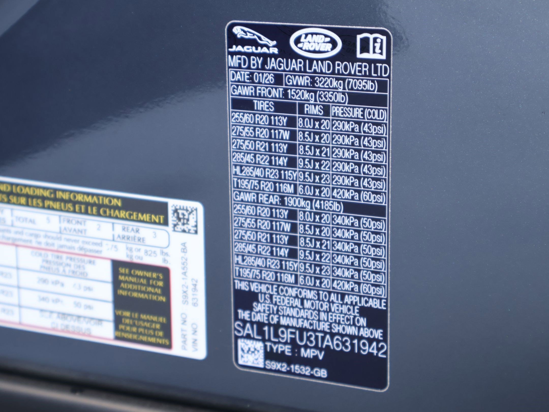 2026 Land Rover Range Rover Sport Dynamic SE