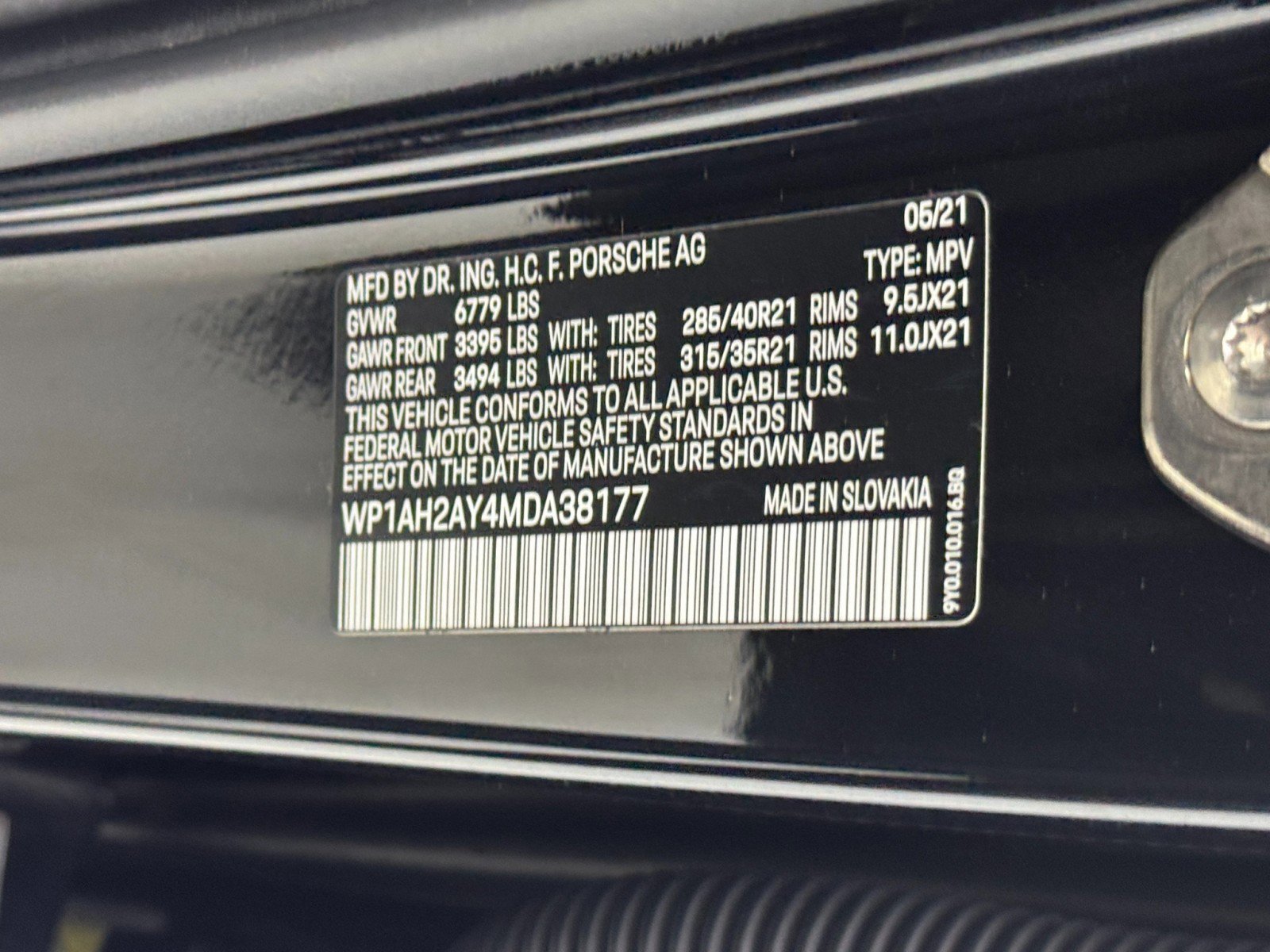 2021 Porsche Cayenne Turbo S