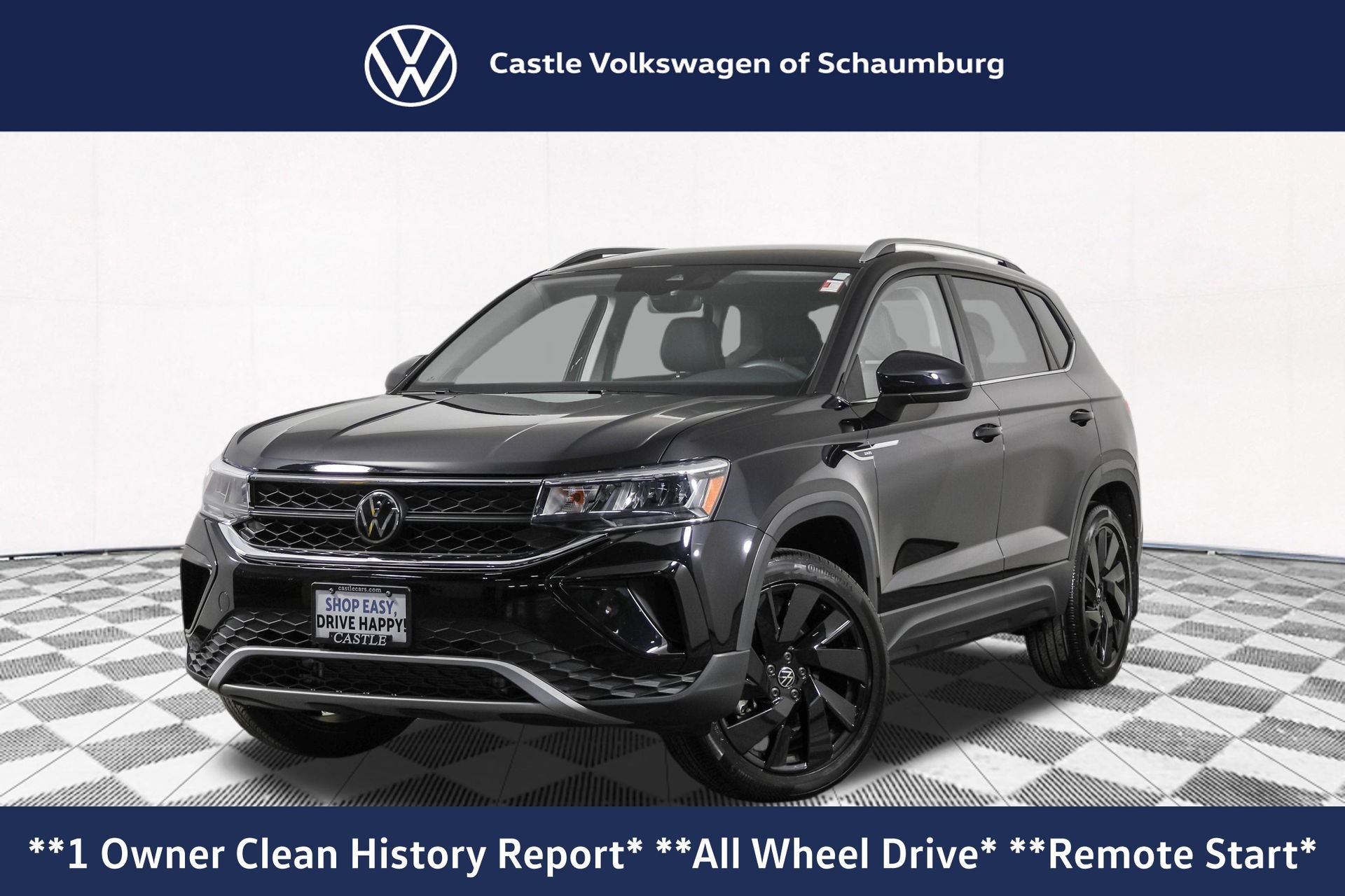 Used 2024 Volkswagen Taos SE w/ Black Wheel Plus Package