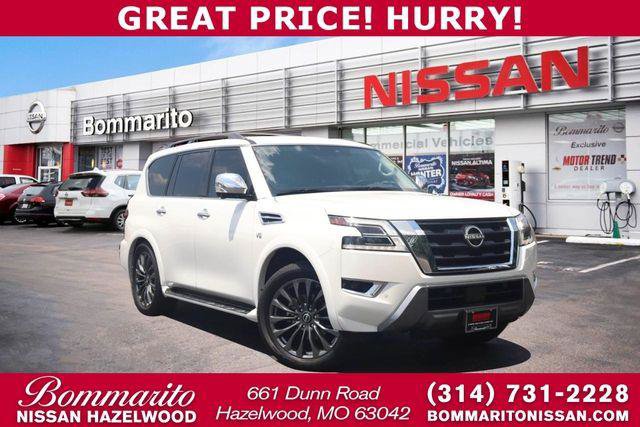 Used 2021 Nissan Armada Platinum w/ Captain's Chairs Package