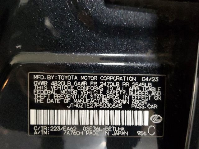 2023 Lexus IS 350 F Sport