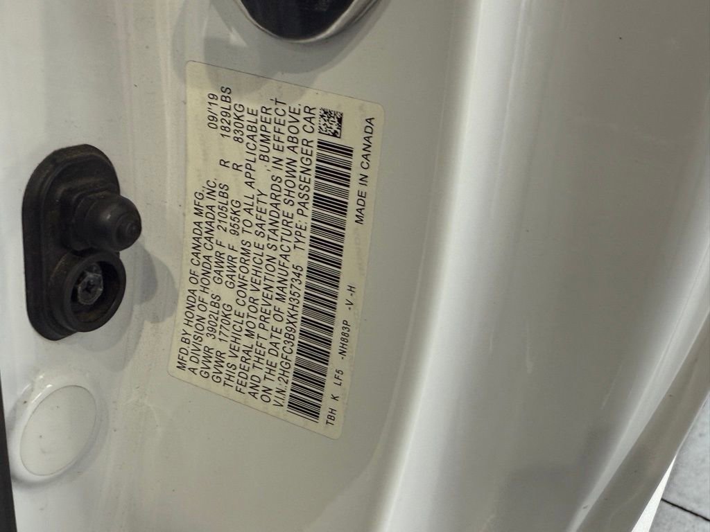 2019 Honda Civic Touring