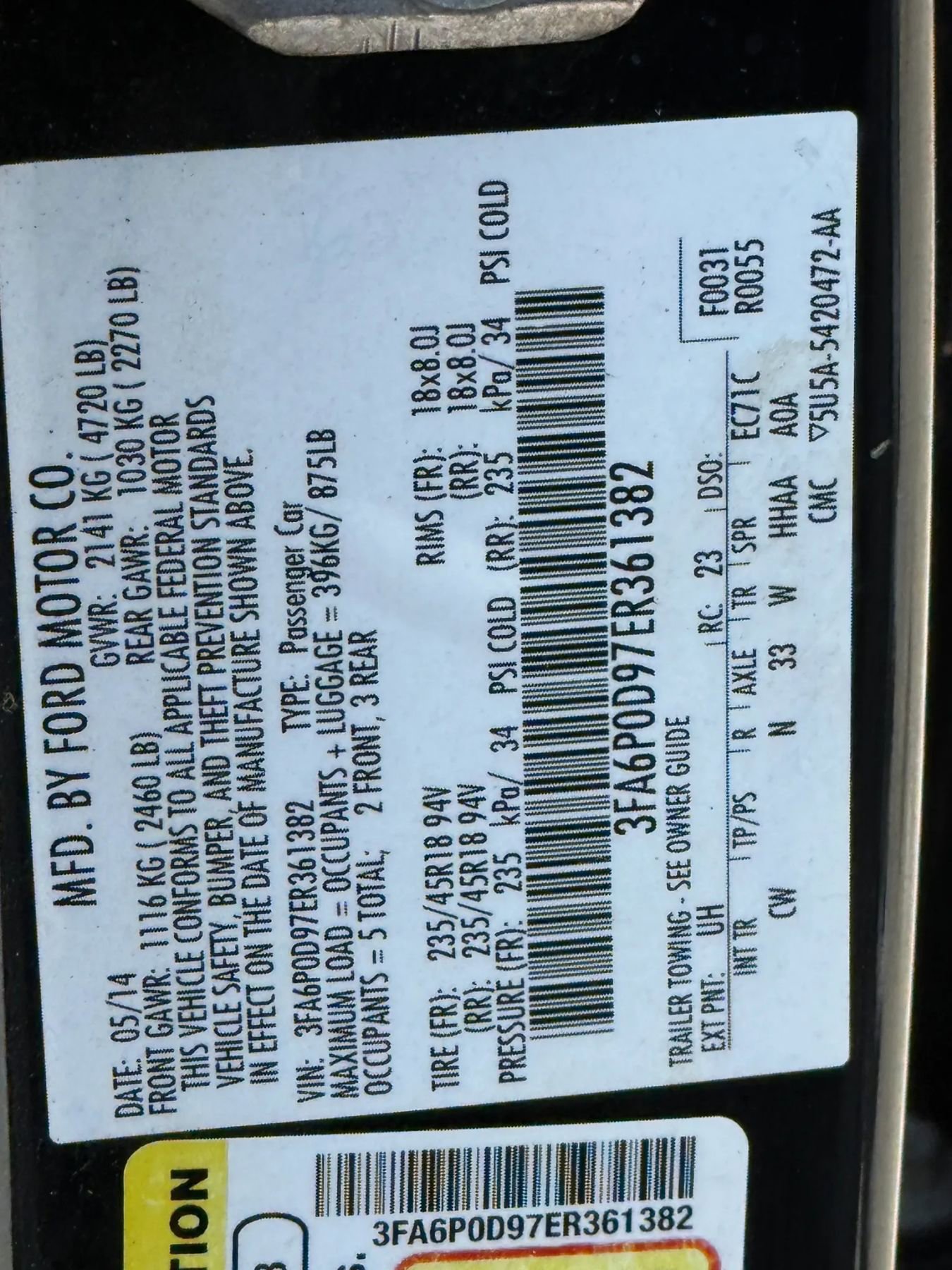 2014 Ford Fusion Titanium