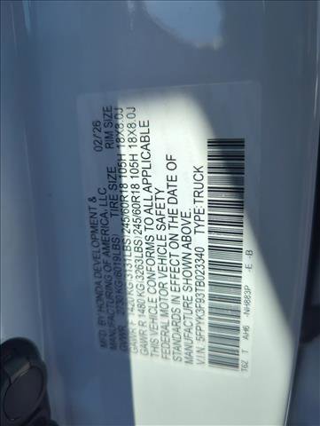 2026 Honda Ridgeline Black Edition