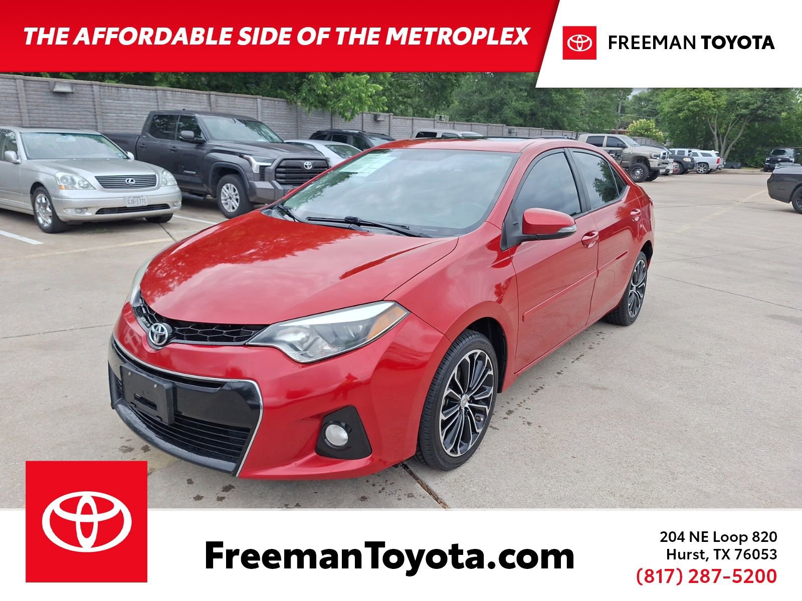 Used 2015 Toyota Corolla S w/ Driver Convenience Package