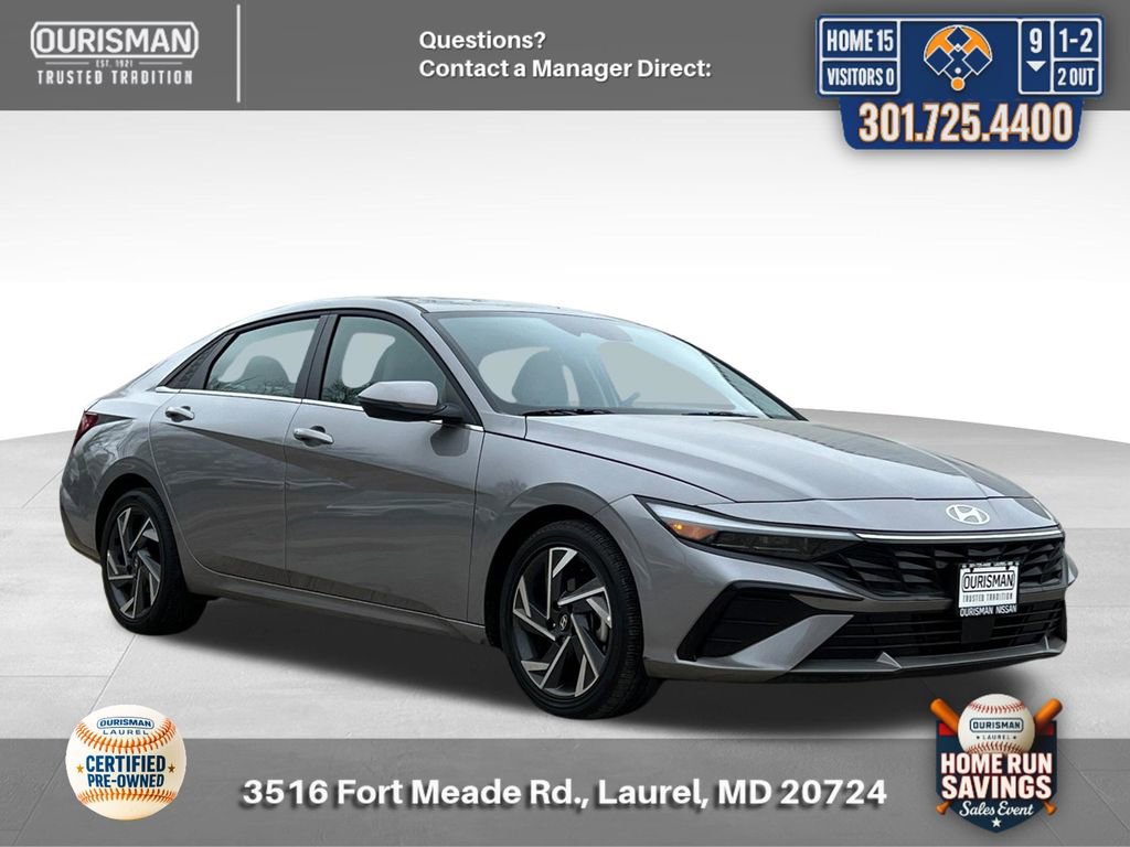 Certified 2025 Hyundai Elantra Limited