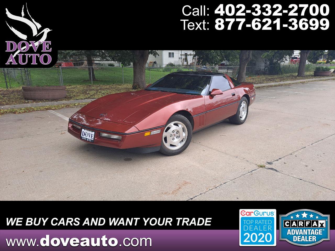 Used 1988 Chevrolet Corvette Coupe