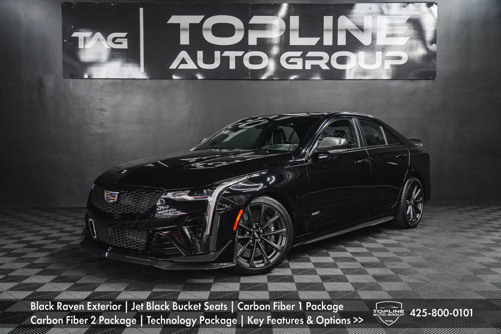 Used 2022 Cadillac CT4 V Blackwing w/ Carbon Fiber 1 Package