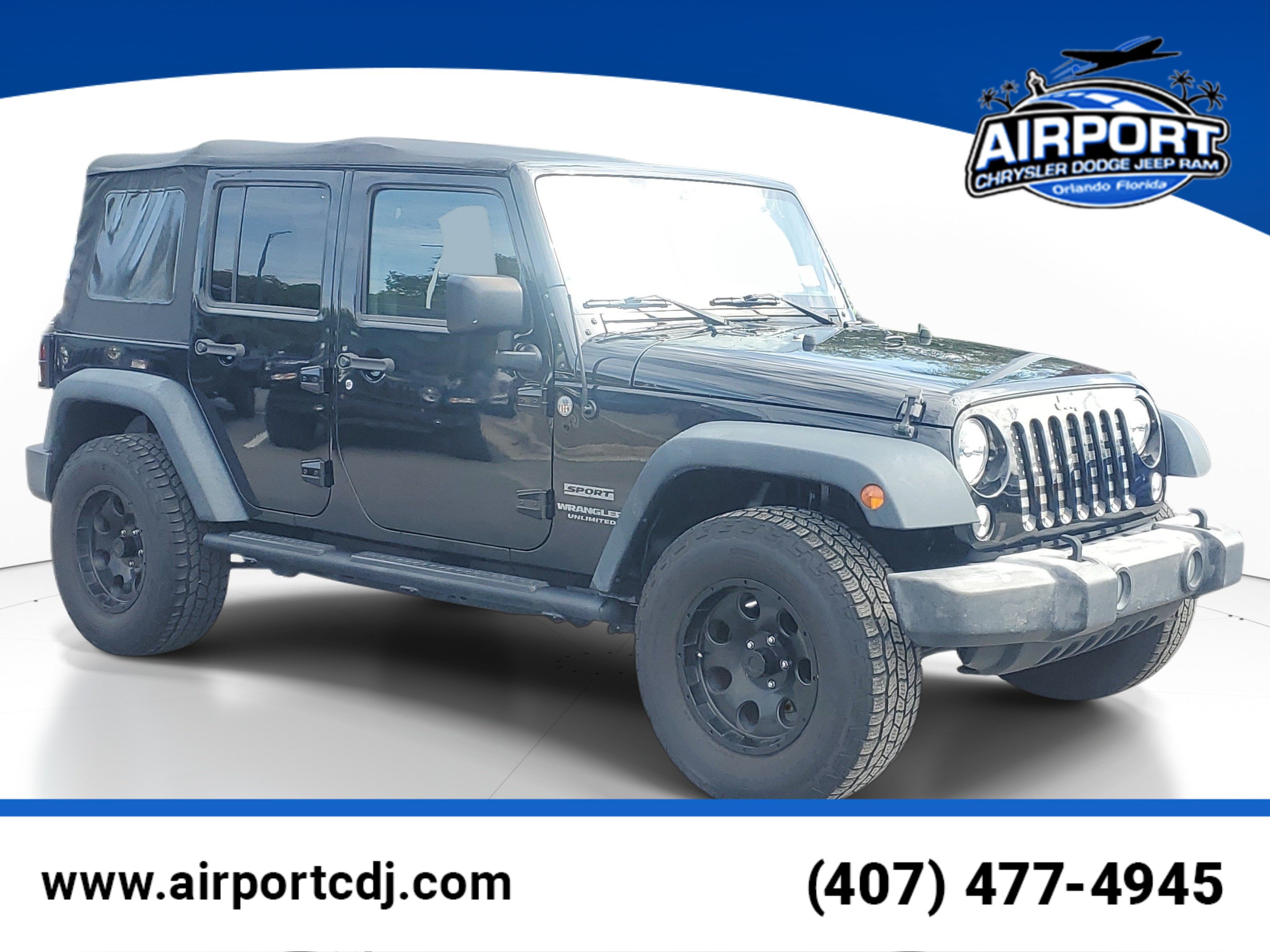 Used 2015 Jeep Wrangler Unlimited Sport w/ Quick Order Package 24S
