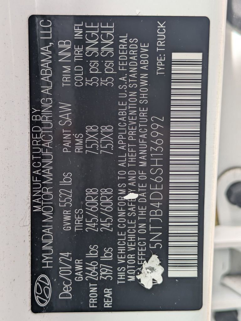 2025 Hyundai Santa Cruz SEL