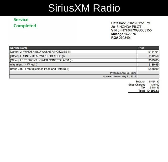 2016 Honda Pilot EX-L