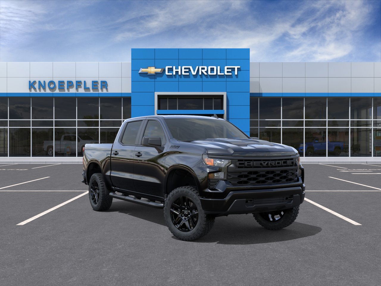 New 2026 Chevrolet Silverado 1500 Custom Trail Boss w/ Midnight Edition