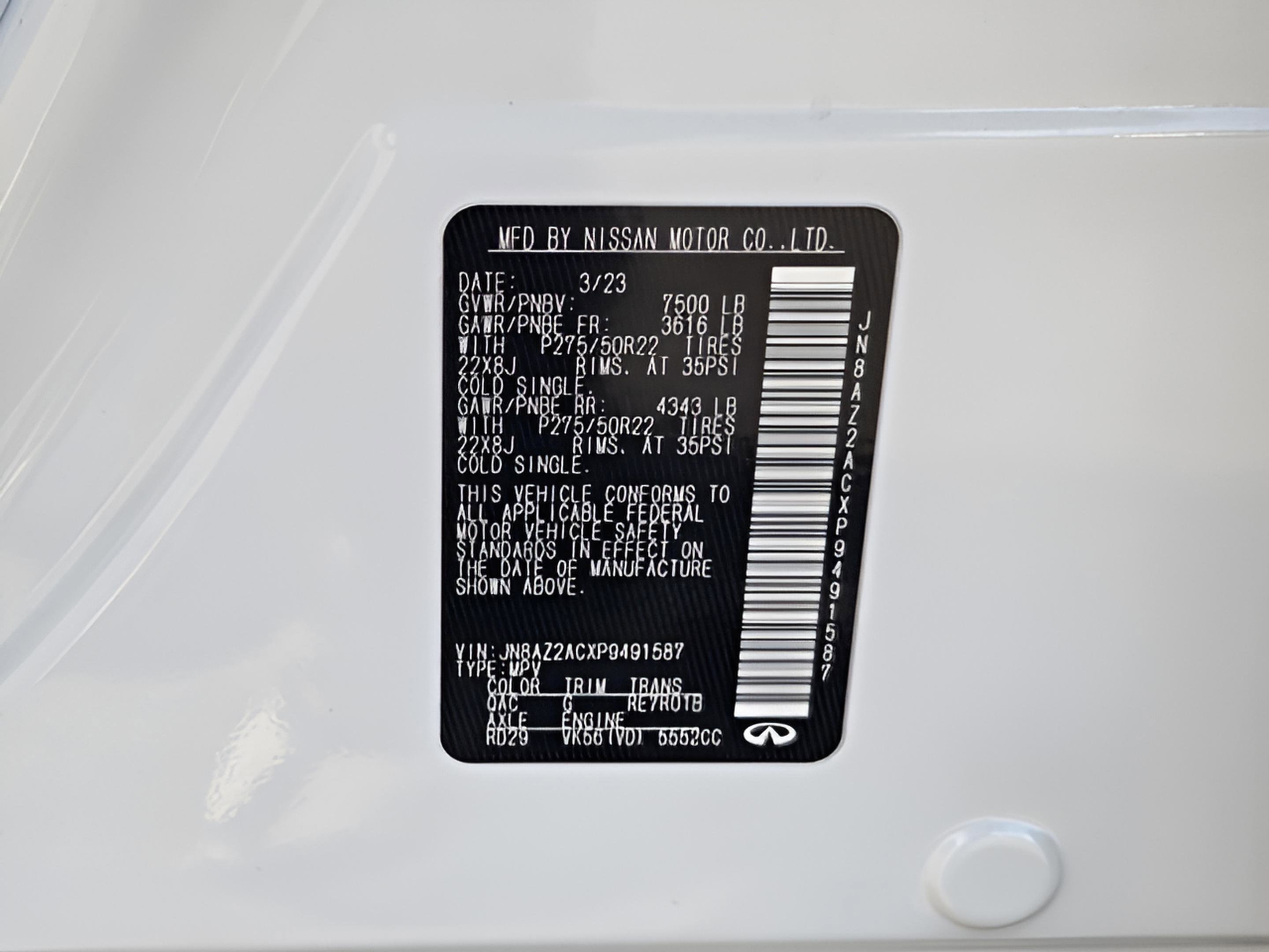 2023 INFINITI Qx80 Premium Select