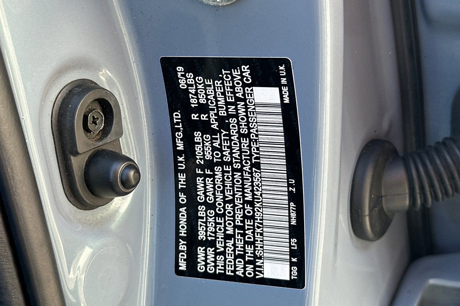 2019 Honda Civic Sport Touring