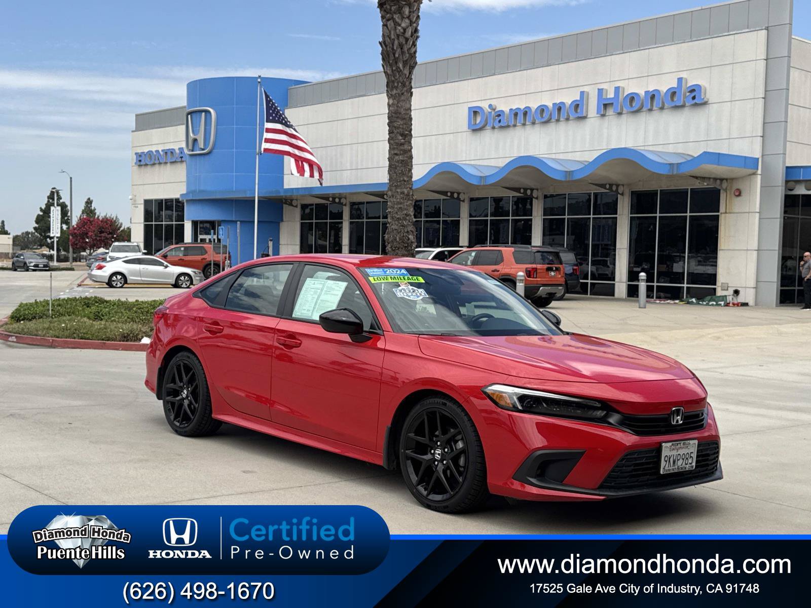 Certified 2024 Honda Civic Sport
