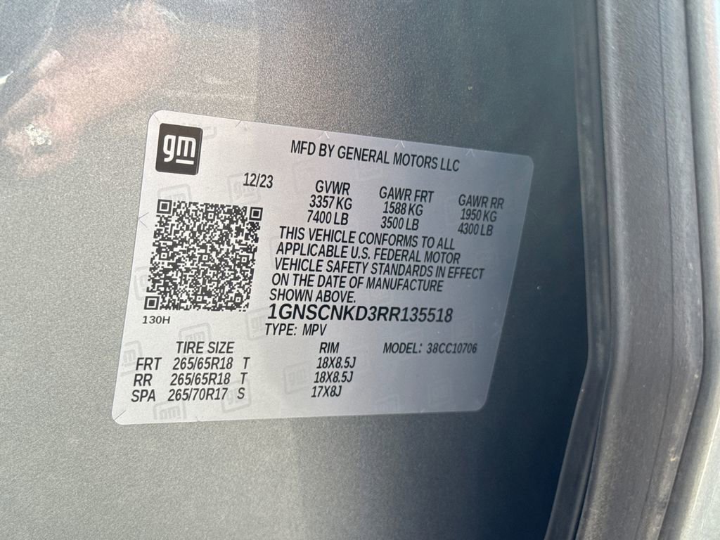 2024 Chevrolet Tahoe LT